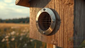 fit entrance-hole guards to stop enlargement fit entrance-hole guards to stop enlargement