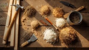 gather materials and bedding gather materials and bedding