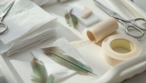 gauze pads, non-stick dressings, and feather-friendly tape gauze pads, non-stick dressings, and feather-friendly tape