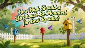 how high should a birdhouse be mounted how high should a birdhouse be mounted