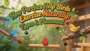 how perches help birds exercise naturally