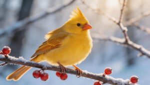 how rare are yellow cardinals how rare are yellow cardinals
