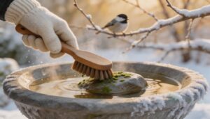 how to clean winter birdbaths how to clean winter birdbaths