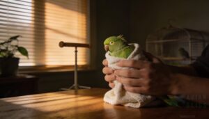 how to contain a bird with minimal stress how to contain a bird with minimal stress