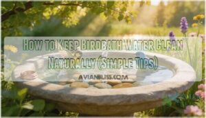 how to keep birdbath water clean naturally how to keep birdbath water clean naturally