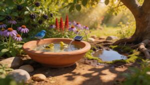 install shallow water features, drippers, and mud puddles install shallow water features, drippers, and mud puddles