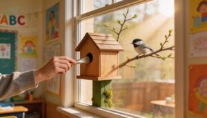 installing and maintaining classroom birdhouses year-round installing and maintaining classroom birdhouses year-round