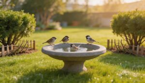 keep distance from dense shrubs where cats can hide keep distance from dense shrubs where cats can hide