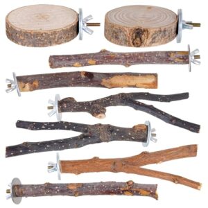 Libiline 8 Pieces Bird Perch B0D7V3S1J4