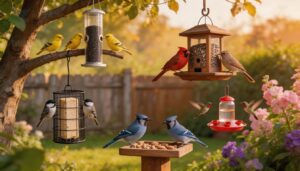 match feeders to bird species match feeders to bird species