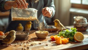 mixing powder thoroughly into food mixing powder thoroughly into food