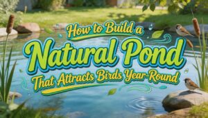 natural pond attracts birds