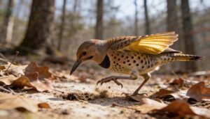 northern flicker markings and ground behavior northern flicker markings and ground behavior