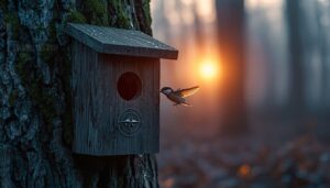 orienting the entrance hole east or northeast orienting the entrance hole east or northeast