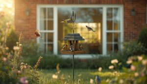 place feeders away from windows place feeders away from windows
