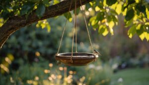 placing baths near sheltering branches placing baths near sheltering branches