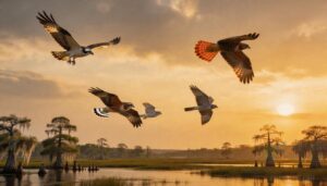 plumage, tail shape, and silhouette plumage, tail shape, and silhouette