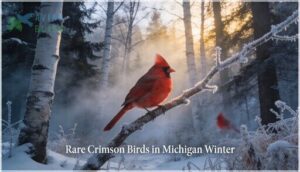 rare red bird sightings in michigan rare red bird sightings in michigan