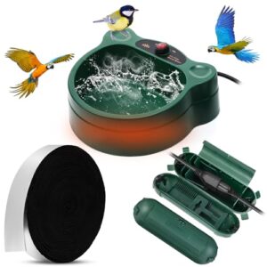 Reallnaive 60oz/1.8l Heated Bird Bath B0DG29MTHF