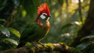red-crested turaco – copper-pigmented mohawk of angola red-crested turaco – copper-pigmented mohawk of angola