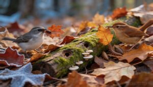 retaining leaf litter and dead wood for overwintering insects retaining leaf litter and dead wood for overwintering insects