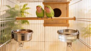 safe feeder and water station placement safe feeder and water station placement