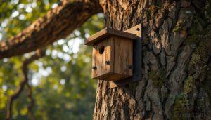 securing the box without damaging the bark securing the box without damaging the bark