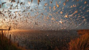 snow goose migration and flocking snow goose migration and flocking