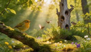 songbirds in parks and woodlands songbirds in parks and woodlands