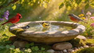 songbirds that use shallow baths songbirds that use shallow baths