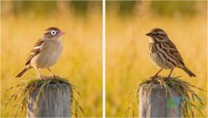 sparrow field marks side by side sparrow field marks side by side