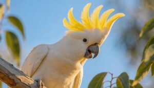 sulphur-crested cockatoo – bright yellow fan crest of australia sulphur-crested cockatoo – bright yellow fan crest of australia