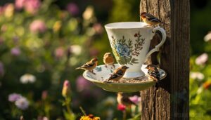 teacup and saucer feeder teacup and saucer feeder