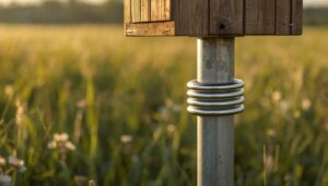 use snake guards on mounting shafts use snake guards on mounting shafts