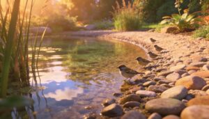 using pebble beaches for easy access using pebble beaches for easy access