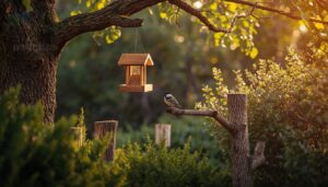 using staging perches and shelter using staging perches and shelter