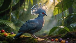 victoria crowned pigeon – regal blue crest of new guinea victoria crowned pigeon – regal blue crest of new guinea