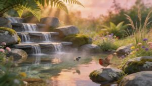 waterfalls and trickling features waterfalls and trickling features