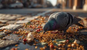 what do pigeons eat what do pigeons eat