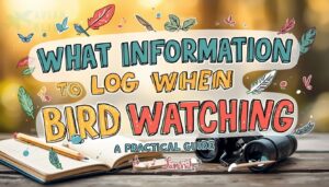 what information to log when bird watching what information to log when bird watching