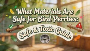 what materials are safe for bird perches what materials are safe for bird perches