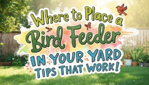 where to place a bird feeder in yard where to place a bird feeder in yard