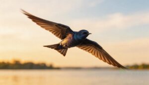 wing shape, tail structure, and flight silhouette wing shape, tail structure, and flight silhouette