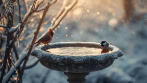 winter bird bath protection basics winter bird bath protection basics
