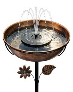12" Dia Metal Bird Bath B0GRYP41YX