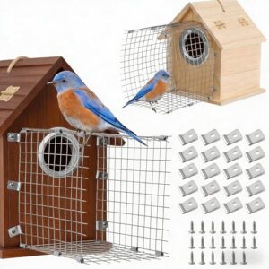 2 Pcs Bluebird House Predator B0DRF4WNMT