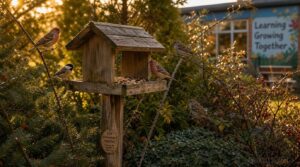 add nearby shrubs or cover for bird safety add nearby shrubs or cover for bird safety