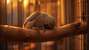 adding a thicker sleep perch for nighttime rest adding a thicker sleep perch for nighttime rest