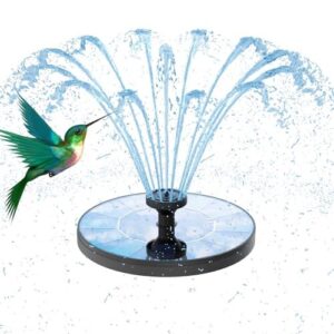 AMZtime Solar Water Fountain, Upgraded B0CSYYZM4S