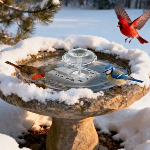 Bird Bath Heater with Fountain–500W